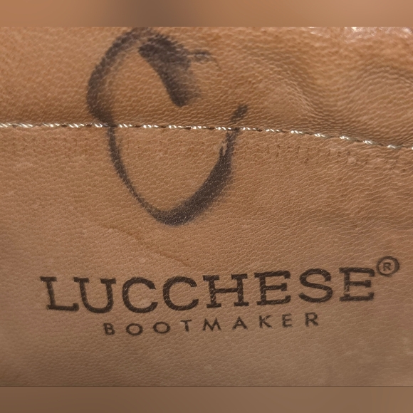 RARE LUCCHESE RANGER II LACE UP LEATHER BOOTS. - Picture 16 of 16